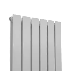 Designer Flat Radiator - 1600 x 420mm - White