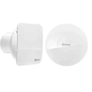 Xpelair Simply Silent Contour Axial Extractor Fan with Humidistat/Timer - 4"/100mm Bathroom