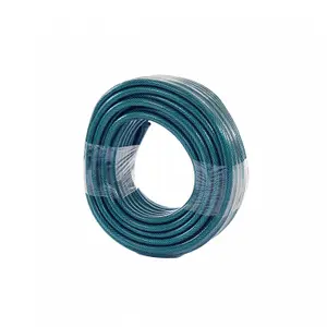 Oypla 50m PVC Flexible Green Hose Outdoor Garden Hose Pipe