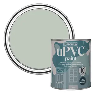 Rust-Oleum Chalk Green Satin UPVC Paint 750ml