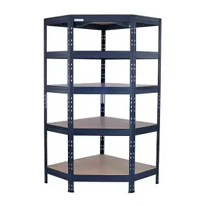 Rapid Racking Rapid 3 Pro Corner Shelving Bay 450d Grey