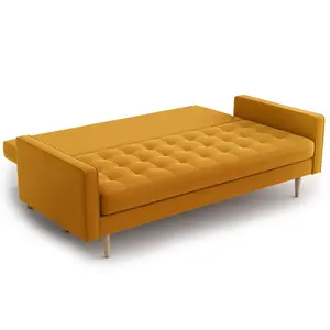 Jacquelyn 4 Seater Velvet Made to Order Sleeper Riviera Golden