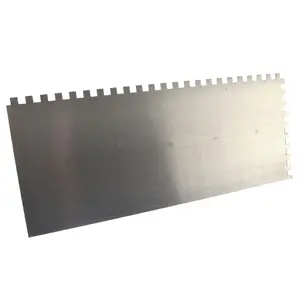 Soft Grip Self Adhesive Trowel 280mm Square Teeth Steel Ceramic Plaster Grout SIL314