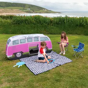 Volkswagen Pink Camper van Pop up 3-man Tent