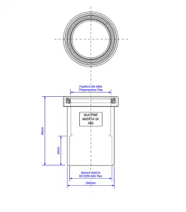 McAlpine T18-ABS 1.5" Straight Connector - Pushfit x Solvent-Weld