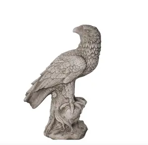 Majestic Stone Cast Eagle Ornament