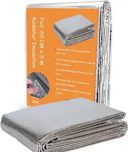 Radiator Heat Reflector Back Foil Heat Reflective 5M Heat Energy Saving Film Pad