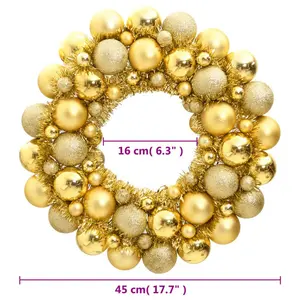 Plastic Wall Decor Gold