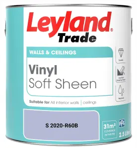 Leyland Trade Vinyl Soft Sheen Walls & Ceilings Emulsion Paint (S 2020-R60B) - 2.5L