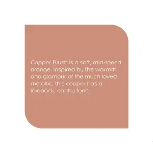 Dulux Walls & ceilings Copper blush Silk Emulsion paint, 2.5L