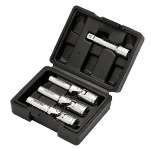 Draper Glow Plug Socket Set, 3/8" Sq. Dr. (4 Piece) 13605