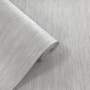 Hudson Texture Wallpaper Grey Muriva 220322