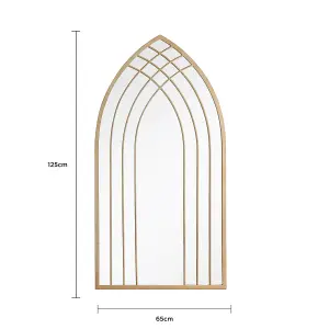 Lisbon Arch Mirror Weather Resistant Wall Mounted