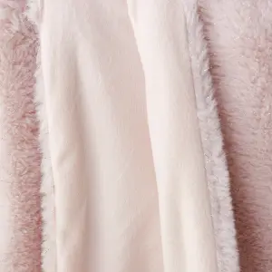 Catherine Lansfield Cosy Glamour Fur 130x170 cm Blanket Throw Blush Pink