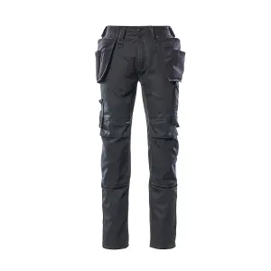 Mascot Unique Lightweight Trousers with Holster Pockets (Black)  (27) (Leg Length - Regular)