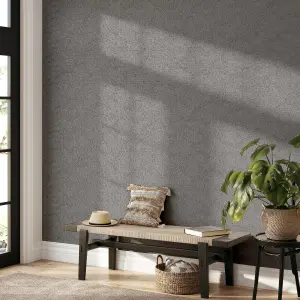 Cosy Texture Charcoal Wallpaper