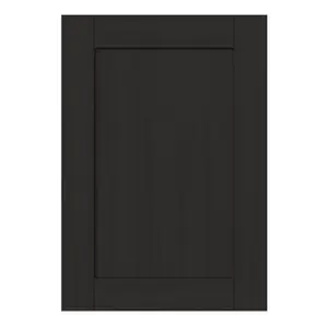 GoodHome Verbena Matt charcoal Shaker Highline Cabinet door (W)500mm (H)715mm (T)20mm