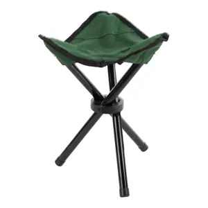 Redwood - Folding Canvas Camping Stool - Green