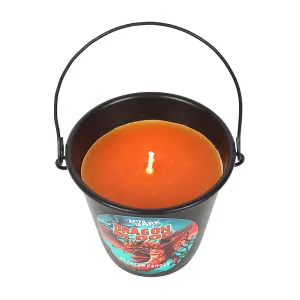 Something Different Dragon Blood Bucket Scented Candle Black/Orange (One Size)