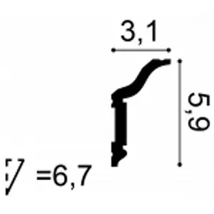 Orac Decor CX141 Coving Lightweight 8 Pack - 16 Metres