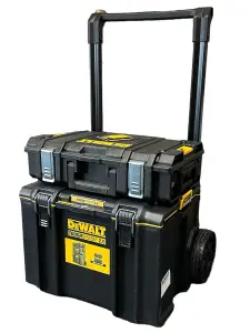 Dewalt DS450 Toughsystem Rolling Mobile Tool Storage Box Trolley + DS150 Case