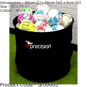 80x75cm On Field Ball Storage Bin - Ground Anchors Supplied - Football Training