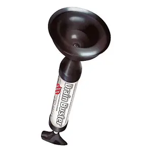 Suction Power Drain Buster Unblocker Plunger - Toilet Sink Shower Pipe Clog Sucker