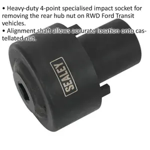 Heavy-Duty 4 Point Impact Socket for Ford Transit Rear Hub Nut