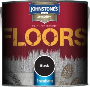 Johnstone's Garage Floor Paint Black - 2.5L