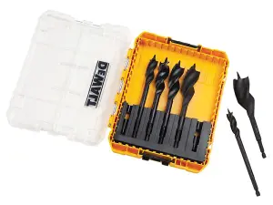 Dewalt DT90238 Tri Flute Impact Ready Auger Bit 6 Piece Set 150mm - Tough case