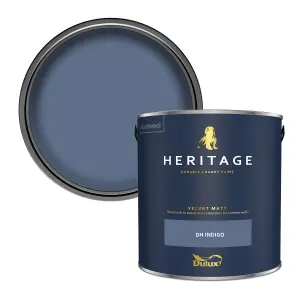 Dulux Trade Heritage DH Indigo Velvet matt Wall paint, 2.5L