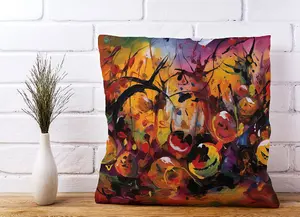 Abstract Halloween Painting Cushions 60cm x 60cm