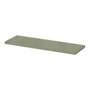 GoodHome Rigga Modular Tea green Timber Rectangular Floating shelf (L)60cm x (D)19cm