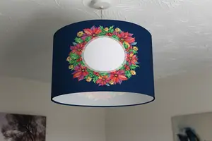 Holly & Bright Leaves (Ceiling & Lamp Shade) / 25cm x 22cm / Ceiling Shade