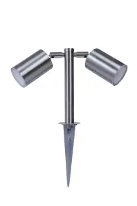 candiac Stainless steel Integrated LED Outdoor Stake light (D)60mm