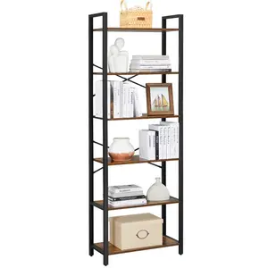 Beufort Bookcase Rustic Brown/Black