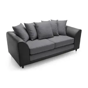 Dylan 3 Seater Sofa in Dark Grey