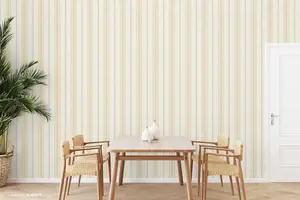 SK Filson Pink Stripe Wallpaper