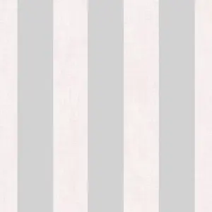 Muriva Pink Stripe Shimmer effect Embossed Wallpaper