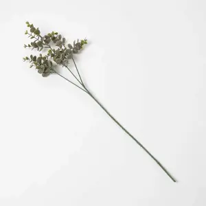 Homescapes Artificial Eucalyptus Branch Stem 61 cm, Set of 3