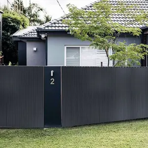 Plastic Garden Fence Asbed Black / 80cm H x 300cm W