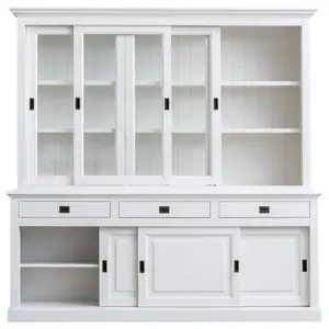 Anneros Display Cabinet Pure White