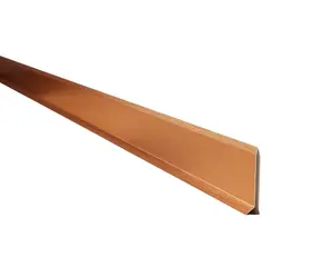 ILCOM Stainless steel Skirting board 60mm x 2700mm - Copper Brushed