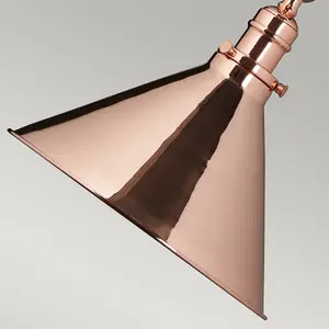 Luminosa Provence 1 Light Indoor Wall / Ceiling Light Polished Copper, E27