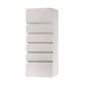 Samir Ceramic & Glass White 1 Light Classic Wall Light