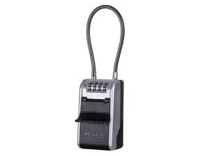 Master Lock 5482EURD Flexible Shackle Key Lock Box for Secure Key Storage