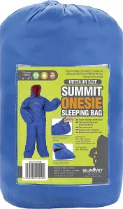 Wearable Sleeping Bag Blue Adults Small/Medium