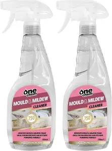 One Chem Mould and Mildew Cleaner 2 x 750 ml Ready to Use, Multi-pack