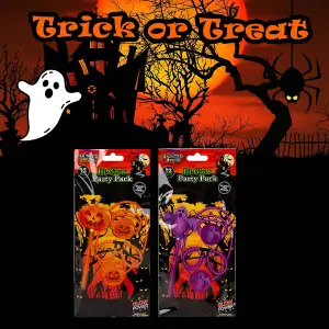 Halloween Glow Stick Pack Pumpkin-Skull-Bat-1 Piece Mystery Bag  MultiColour