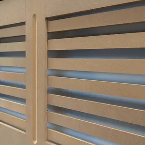 Unpained Horizontal Grill Radiator Cover - Large